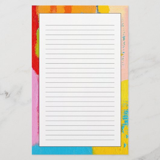 Fantastisch Abstract schilderen door Kris Taylor Briefpapier (Voorkant)