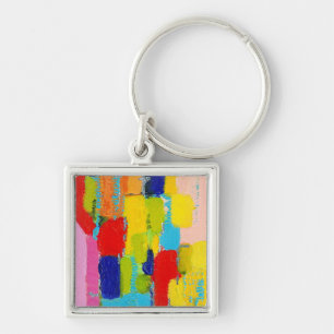 Fantastisch Abstract schilderen door Kris Taylor Sleutelhanger