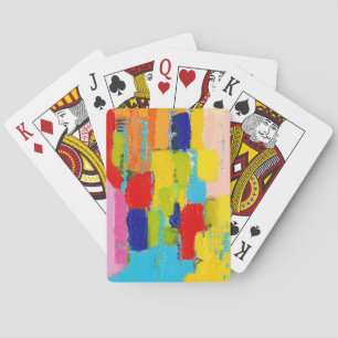 Fantastisch Abstract schilderen door Kris Taylor Speelkaarten