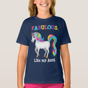 Fantastisch als mijn tante Unicorn Girl T-shirt