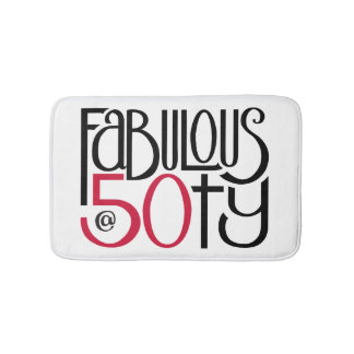 Fantastisch bij 50 Red Bath Mat