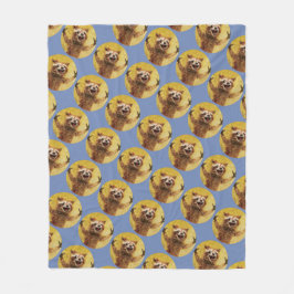 Fantastisch blij om te worden gesmokkeld met fleece deken