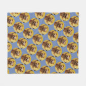 Fantastisch blij om te worden gesmokkeld met fleece deken (Voorkant (Horizontaal))