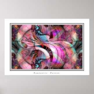 Fantastisch bos. poster