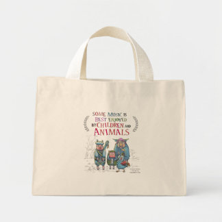 Fantastisch dierlijk merk Band Mini Mini Tote Bag