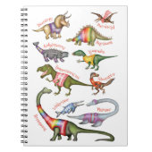 Fantastisch dinosaurus notitieboek (Voorkant)