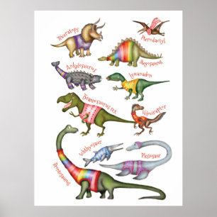 Fantastisch dinosaurus poster