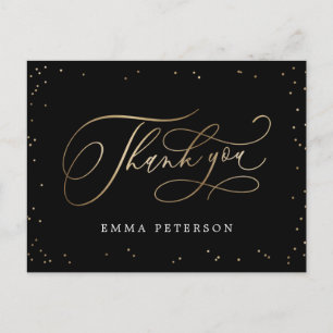 Fantastisch EDITABLE COLOR Afstuderen Dank u wel Briefkaart