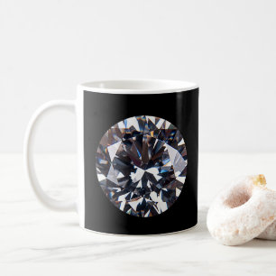 Fantastisch Elegant Diamond Gem-Afbeelding Koffiemok