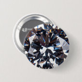 Fantastisch Elegant Diamond Gem-Afbeelding Ronde Button 5,7 Cm (Voorkant /achterkant)