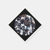 Fantastisch Elegant Diamond Gem-Afbeelding Servet (Hoek)