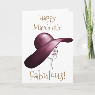 Fantastisch! Elegante Vrouw met Pet Happy March 8t Kaart