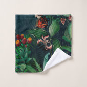 Fantastisch Fabulous Midnight Rainforest Bad Handdoek (Wasdoekje)