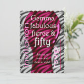 Fantastisch, fel en vijftig! kaart (Staand voorkant)