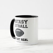 Fantastisch Football is gewoon echt Mok (Voorkant links)