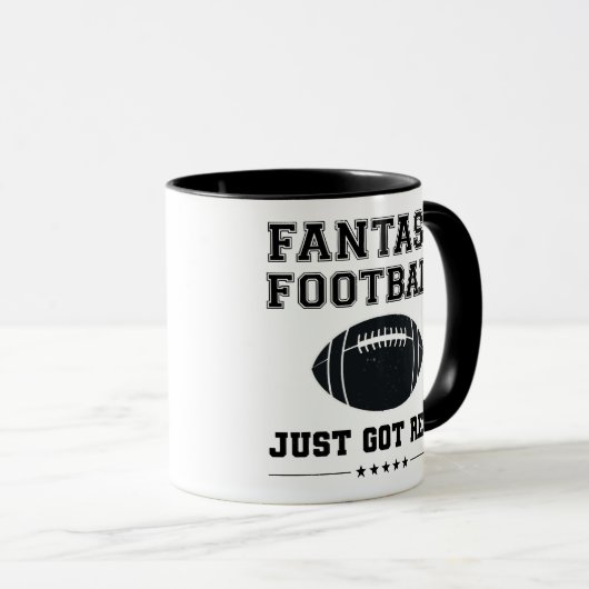 Fantastisch Football is gewoon echt Mok (Voorkant rechts)