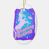 Fantastisch Football Keramisch Ornament (Links)