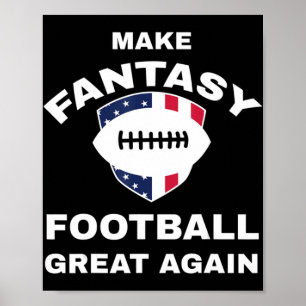 Fantastisch Football weer geweldig T Poster