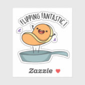 Fantastisch Funny Pancake Pun Sticker (Vel)