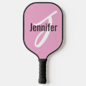 Fantastisch geheugen zoals aangepast monogram pickleball paddle (Achterkant)