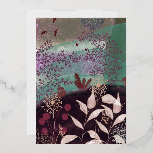 Fantastisch gezicht folie uitnodiging (Envelop)