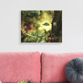 Fantastisch in de Amazone Canvas Afdruk (Insitu (Woonkamer))