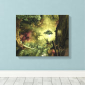 Fantastisch in de Amazone Canvas Afdruk (Insitu (Houten vloer))