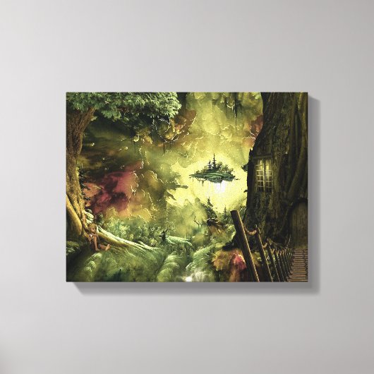 Fantastisch in de Amazone Canvas Afdruk (Voorkant)