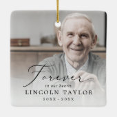 Fantastisch in ons hart Grootpa Memorial Keramisch Ornament (Achterkant)