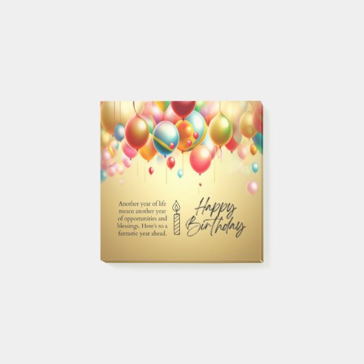 Fantastisch jaar vooruit post-it® notes (Voorkant)