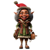 Fantastisch Kerst Elf Keramisch Ornament