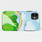 Fantastisch landschap, iPhone case (Achterkant (horizontaal))