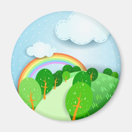 Fantastisch landschap, magneet (Voorkant)