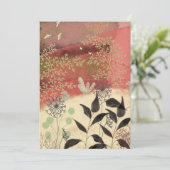 Fantastisch landschap save the date (Staand voorkant)