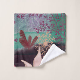 Fantastisch landschap washandje