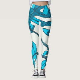 Fantastisch, leuk! Monstera leaf-ontwerp Leggings