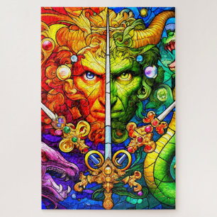 Fantastisch ontwerp legpuzzel