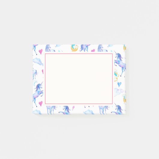 Fantastisch ontwerp van de Waterverf van het Unico Post-it® Notes (Voorkant)