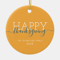 Fantastisch oranje Happy Thanksgiving