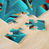 Fantastisch patroon azul legpuzzel (Zijkant)