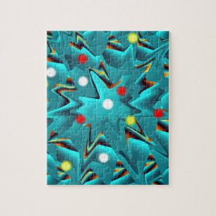 Fantastisch patroon azul legpuzzel