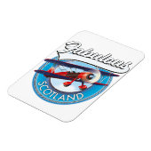 Fantastisch Schotse retro-achtige patch Magneet (Linkerzijde)