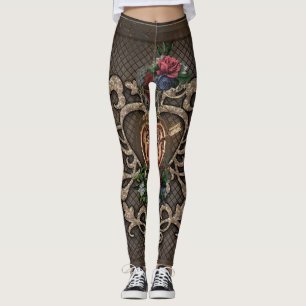 Fantastisch steampunkhart leggings