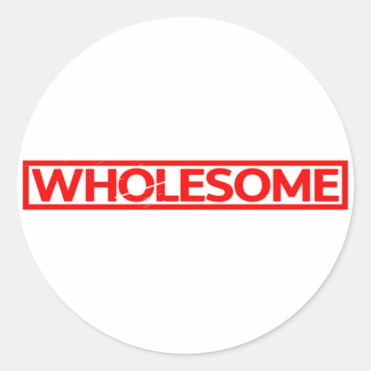 Fantastisch stempel ronde sticker (Voorkant)