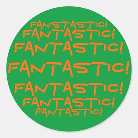 Fantastisch! sticker (Voorkant)