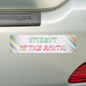 Fantastisch "STUDENT VAN DE MAAND!" Bumpersticker (Op auto)