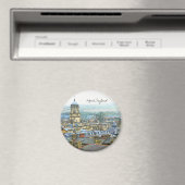 Fantastisch Uitzicht, Oxford, Engeland, Roof Top # Magneet (Insitu (Vaatwasser))