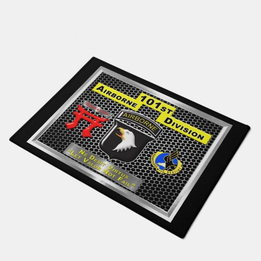 Fantastische 101e Airborne Division Gift Deurmat (Schuin)