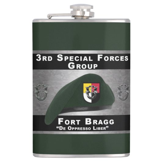 Fantastische 3rd Special Forces Group Heupfles (Voorkant)