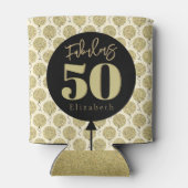 Fantastische 50 gouden verjaardag blikjeskoeler (Achterkant)